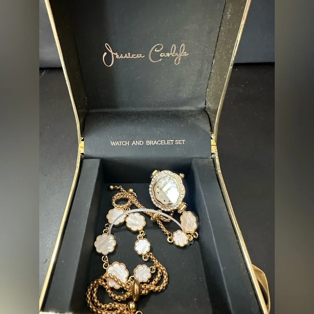 🆕Jessica Carlyle Watch & Bracelet Set